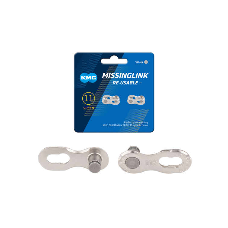 KMC MissingLink Joining Links - 11 Speed Chain Connector (2 Pairs) For Shimano, SRAM, Campagnolo